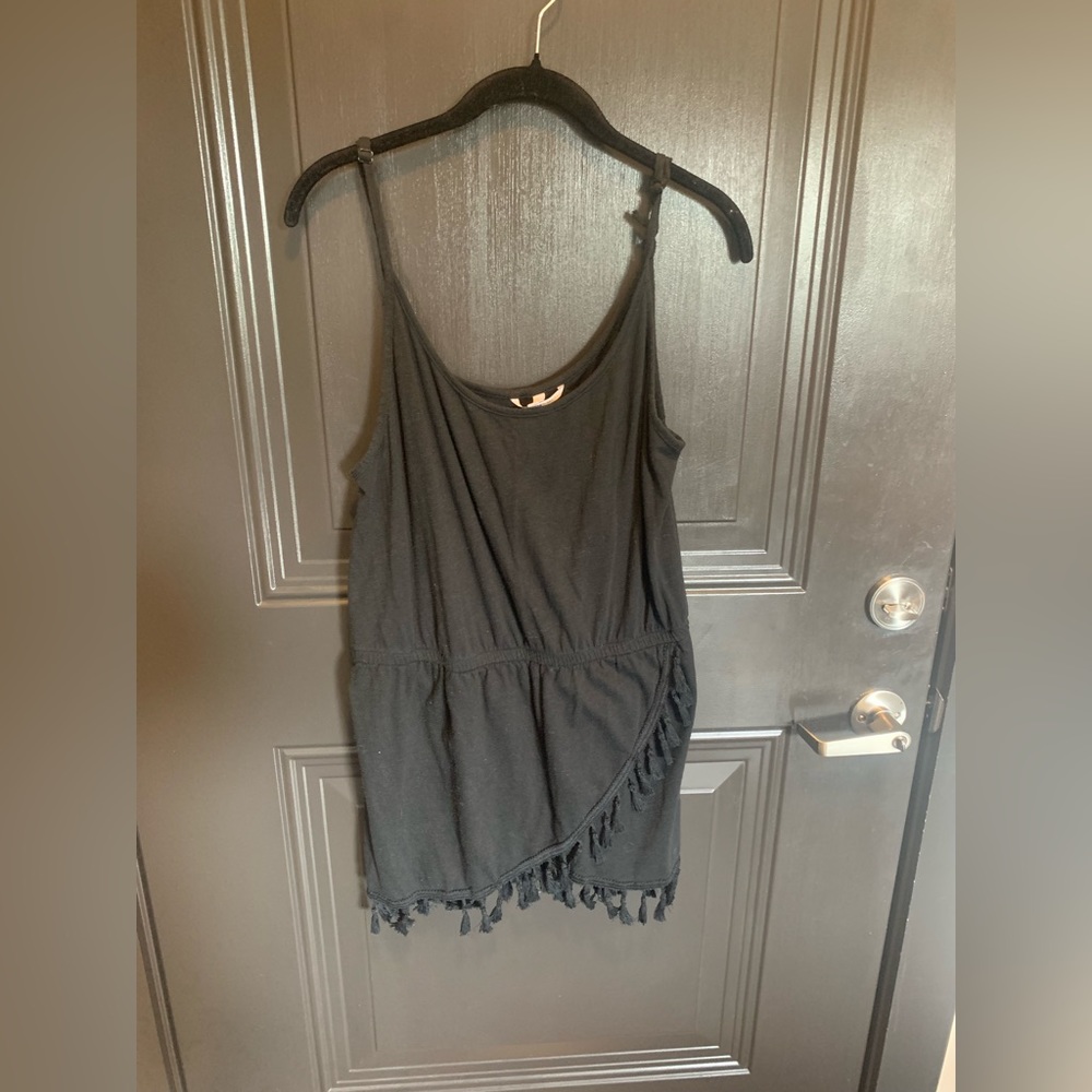 Black Victoria’s Secret pool or beach cover up! Worn twice, size large!